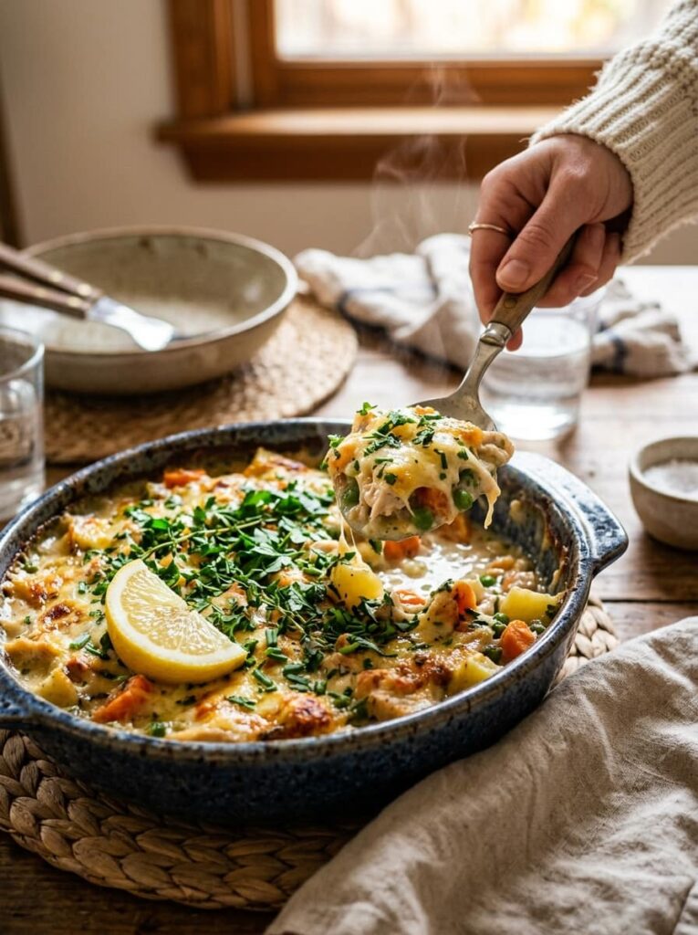 Fresh-Topped Casserole