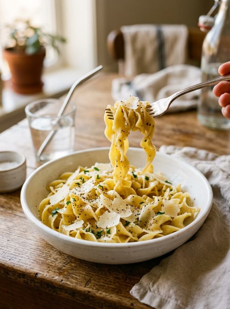 Butter Parmesan Noodles