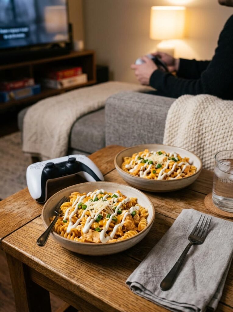 Buffalo Chicken Pasta