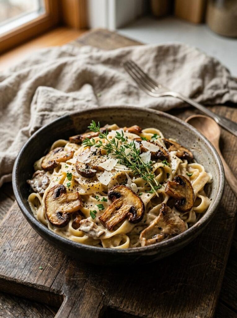 Wild Mushroom Pasta