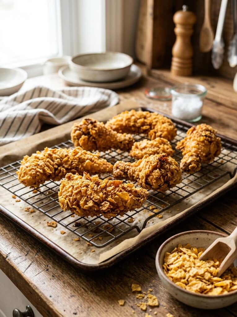 Cornflake Crusted Chicken