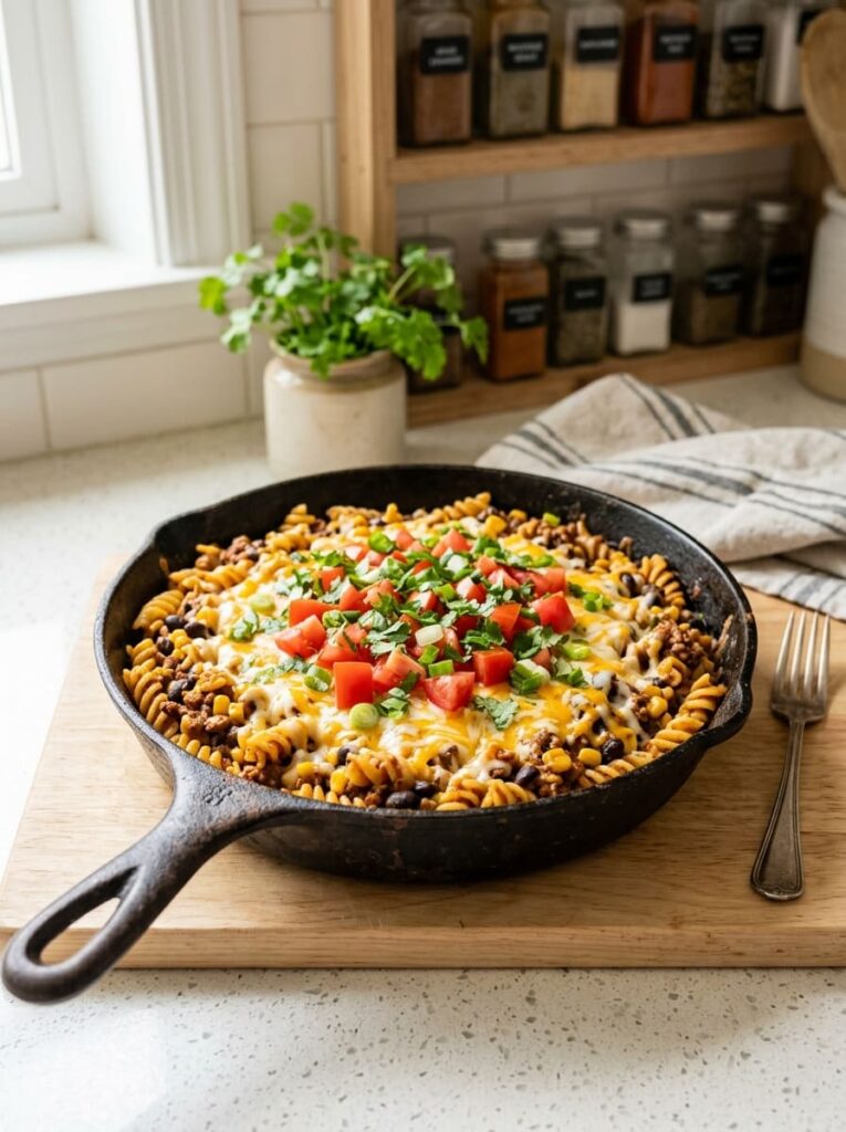 Taco Pasta Skillet
