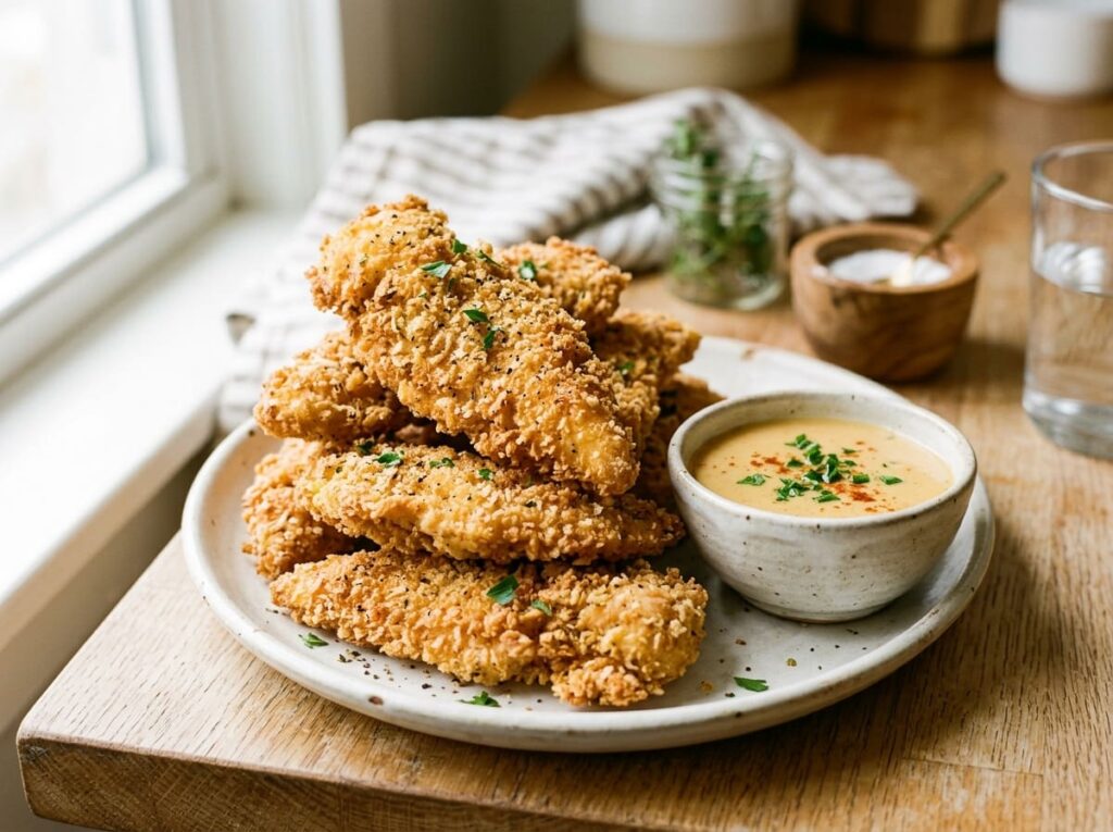 Breaded Chicken Tenders Made at Home for a Fraction of the Restaurant Price