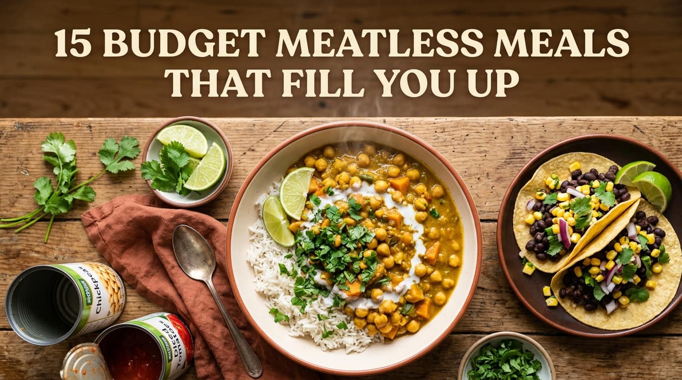15 Budget-Friendly Meatless Meals to Stretch Your Grocery Budget