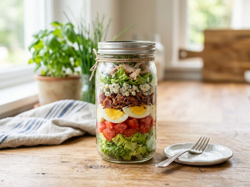 Cobb Salad Jar
