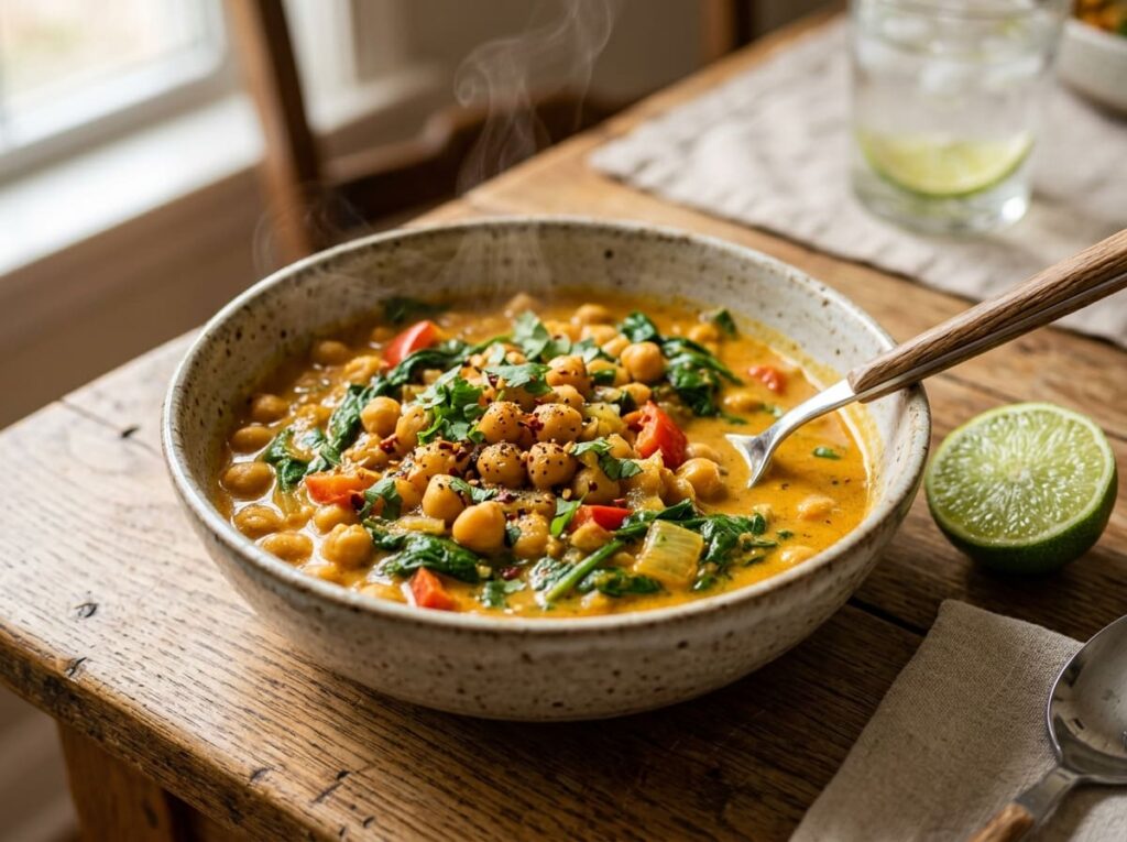 Coconut Curry Chickpeas