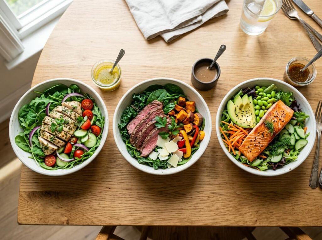 Five Protein and Dressing Pairings