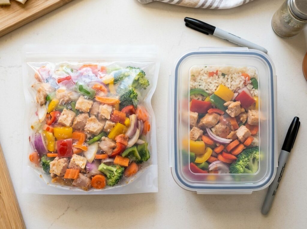 Bags Versus Containers