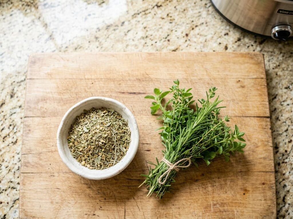 Fresh Versus Dried Herbs