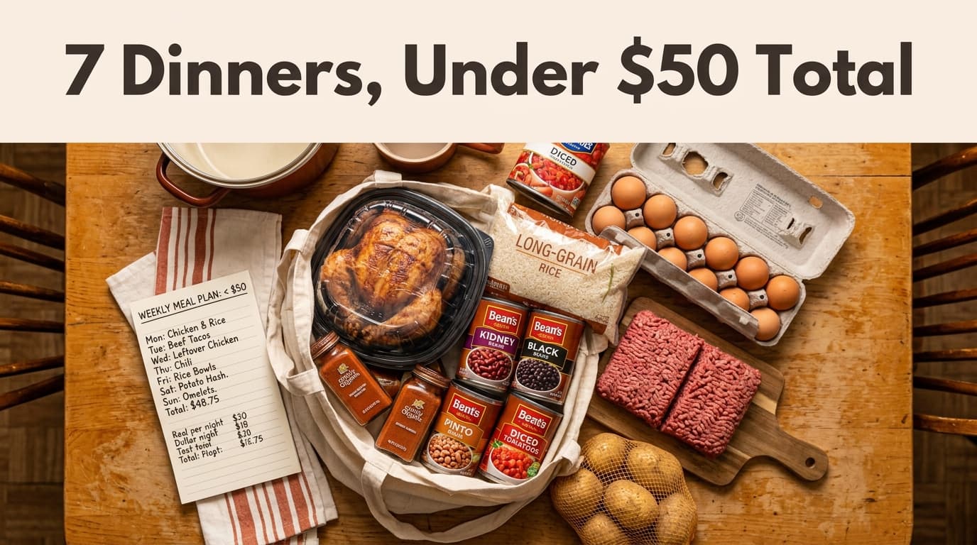 How to Cook a Week of Dinners for Under $50