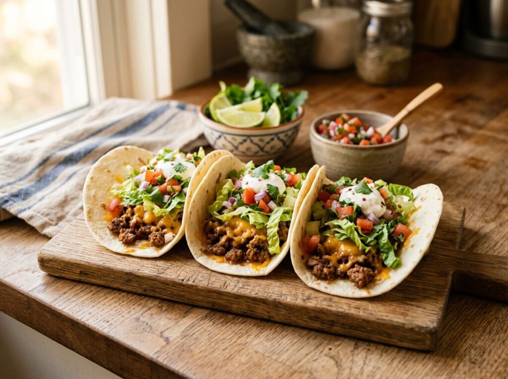 Ground Beef Tacos With a Five-Ingredient Seasoning Mix