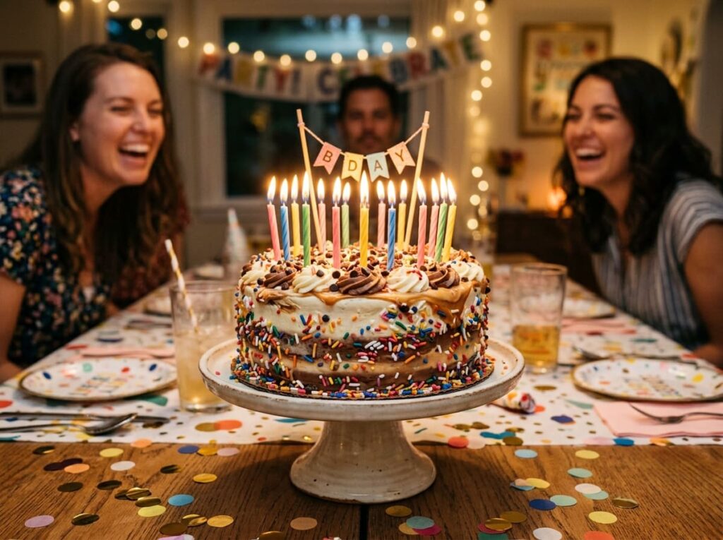 Timing an Ice Cream Cake So It Is Ready to Slice the Moment the Candles Come Out