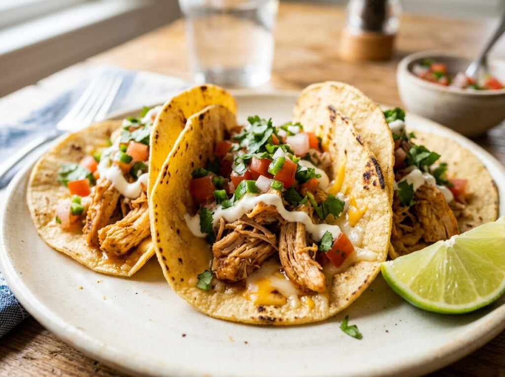 Leftover Chicken Tacos