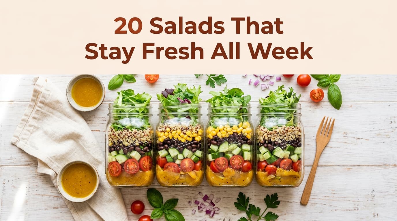 20 Easy Salad Recipes for Lunch on the Go