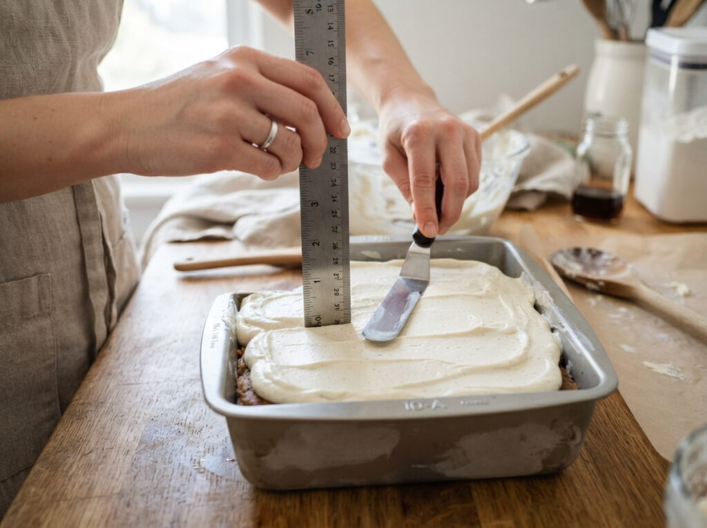 Spreading the Second Ice Cream Layer to Match the Thickness of the First