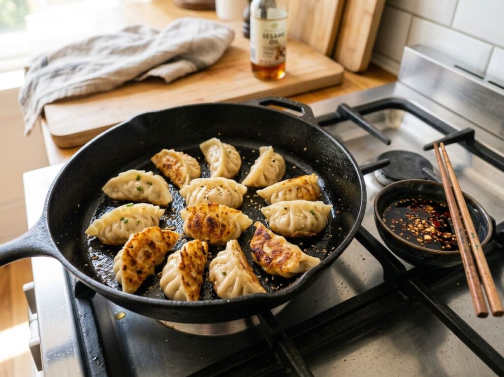 The Frozen Dumpling Stir-Fry That Takes Ten Minutes Start to Finish