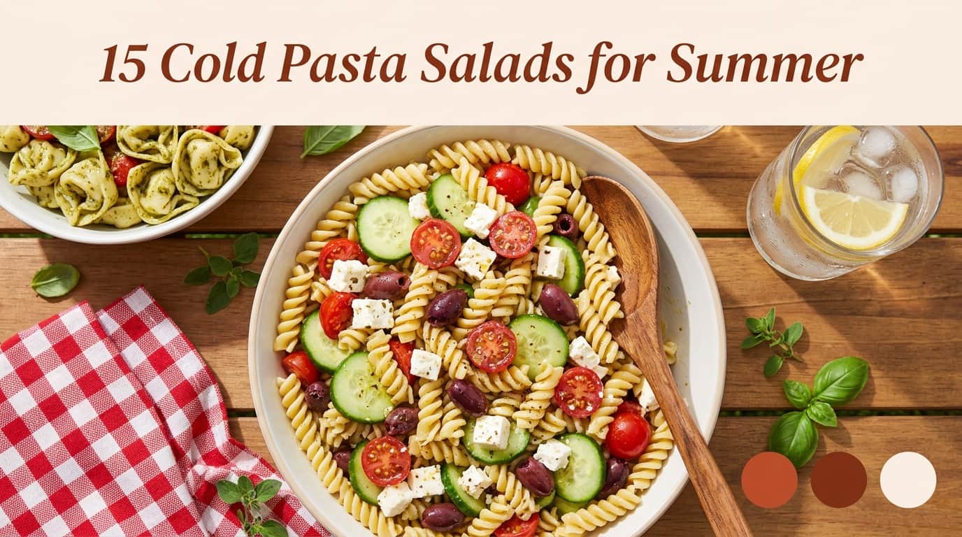 15 Cold Pasta Salad Recipes for Summer Gatherings