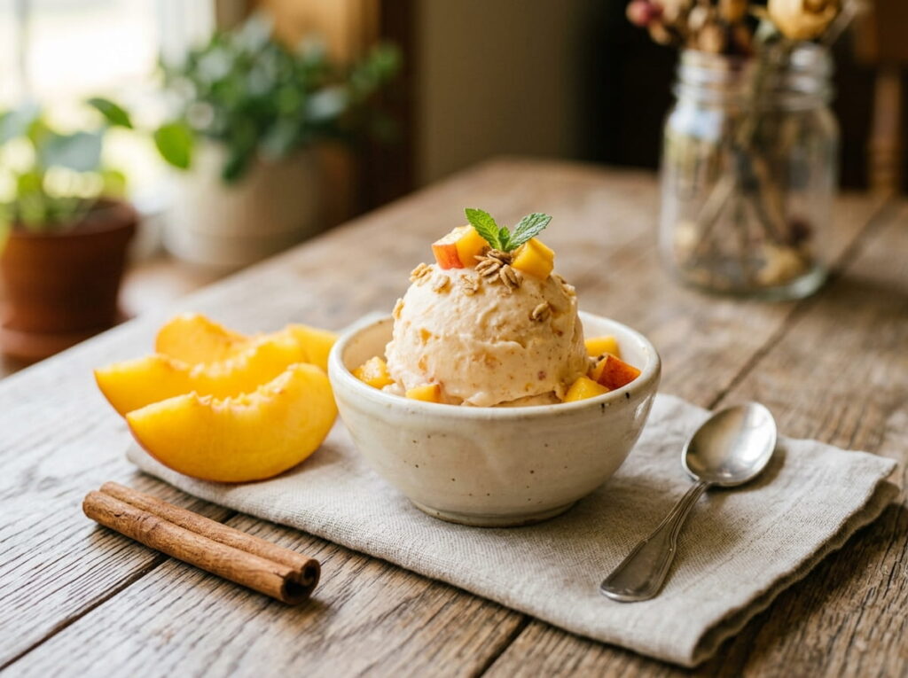 Peach Frozen Yogurt