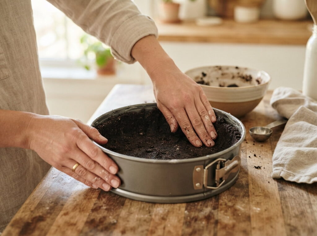 Building a Cookie Crumb Base That Holds the Whole Cake Together