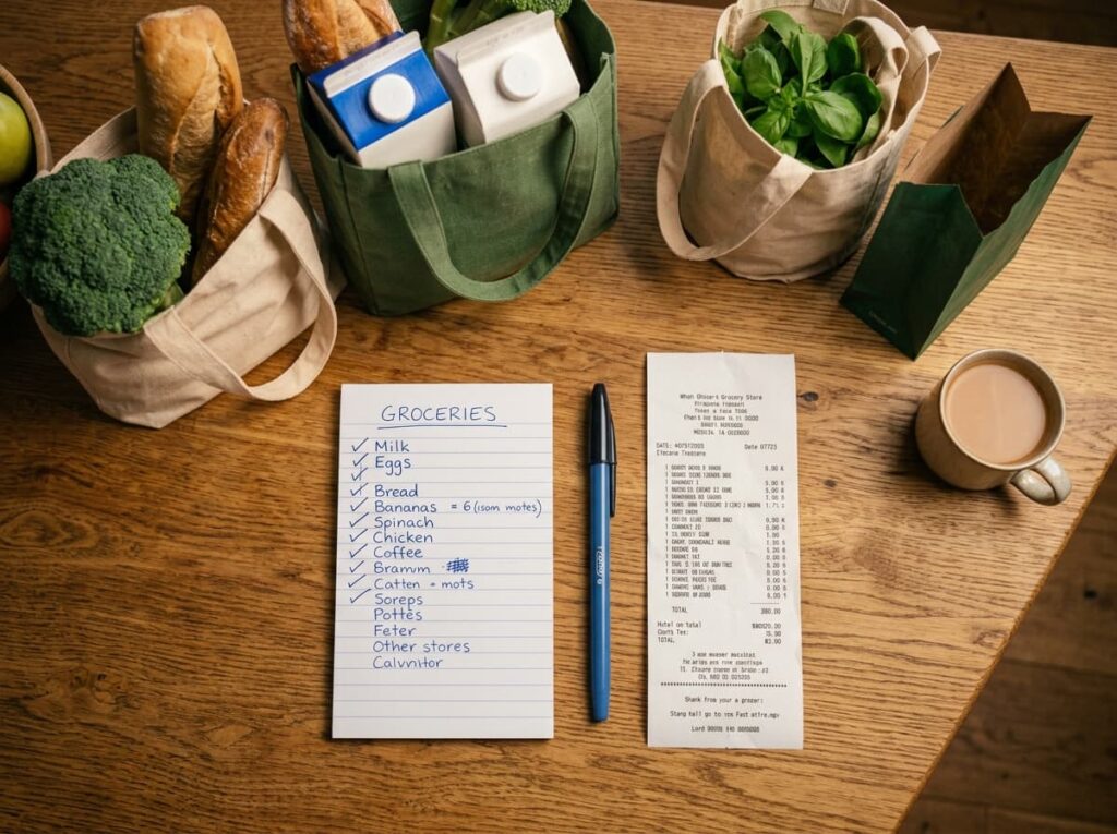 Review the List After Checkout