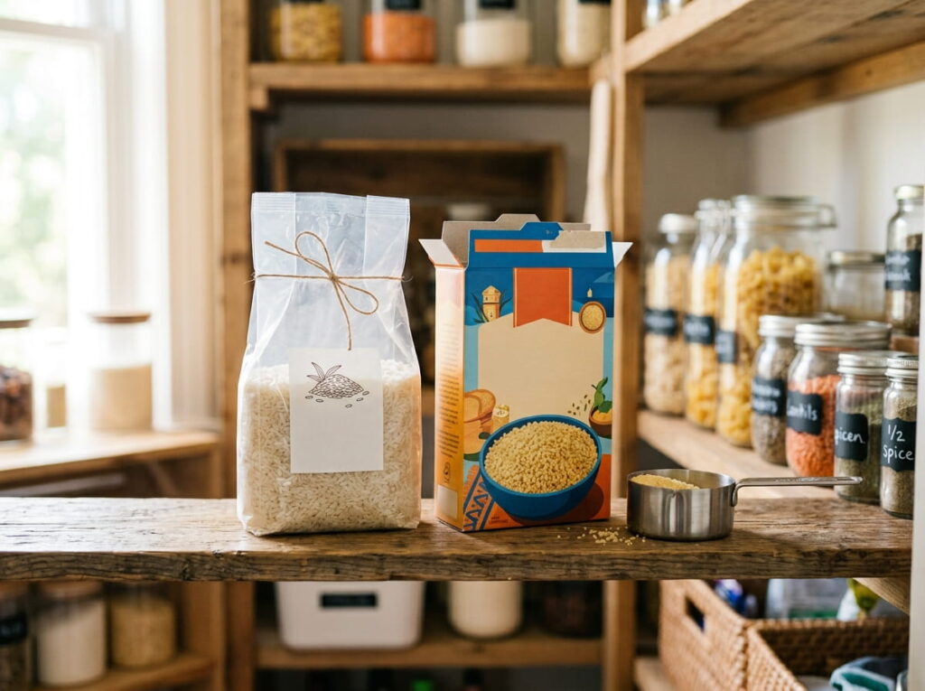 White Rice and a Faster Cooking Grain Like Couscous