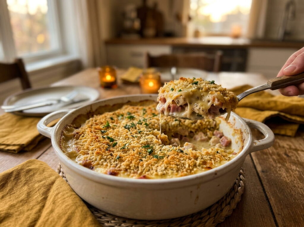 Chicken Cordon Bleu Casserole