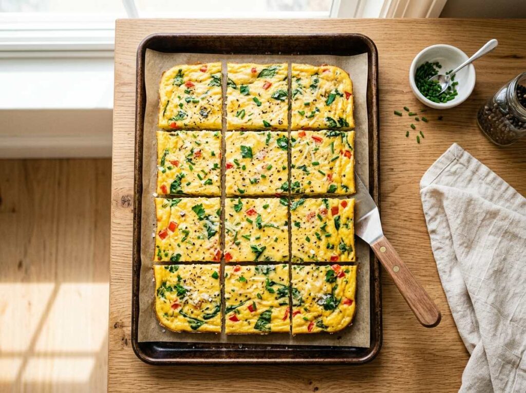 Sheet Pan Baked Eggs