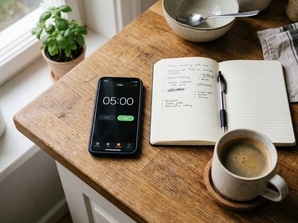 Set a Five Minute Timer