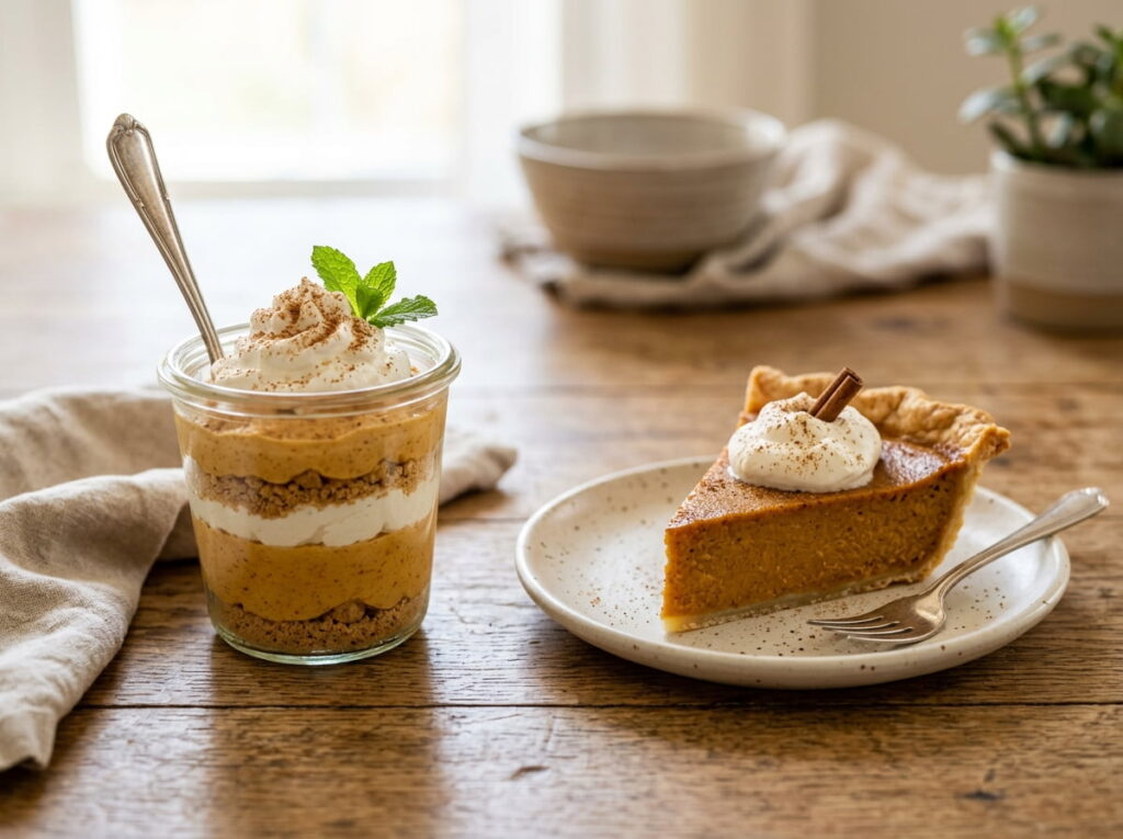 No Bake Versus Traditional Pie