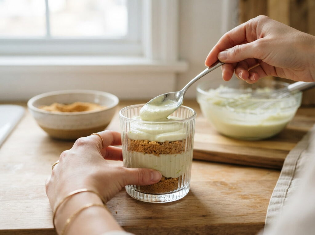 Layer the Cup for a Clean Look Through Glass