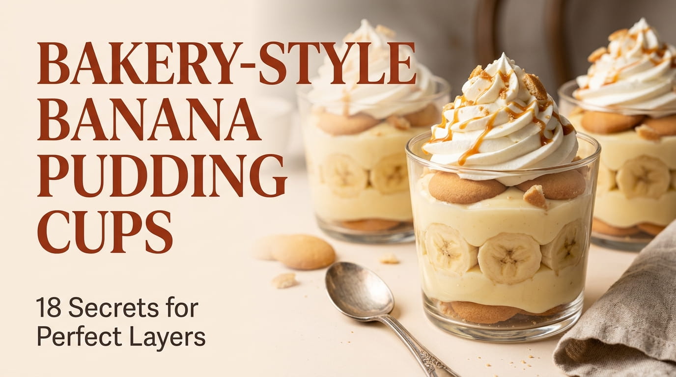 Layered Banana Pudding Cups That Look Bakery-Made From Start to Finish