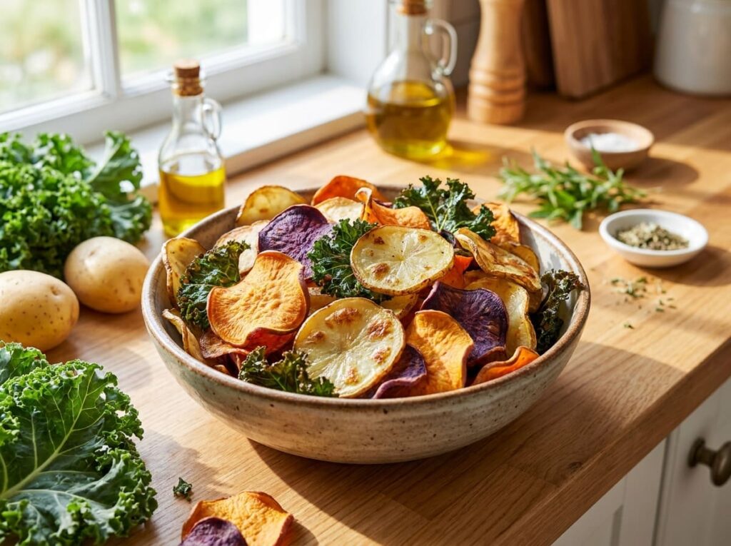 Vegetable Chips Without the Deep Fryer