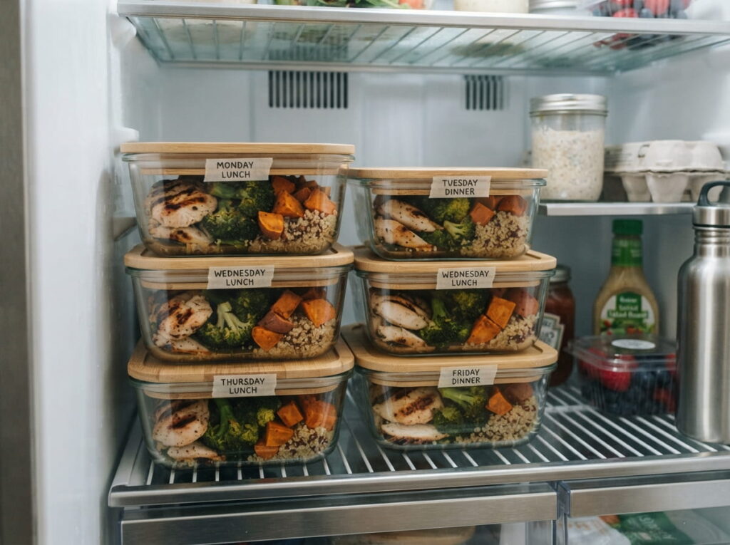 A Simple Meal Prep Container System to Stay Ahead