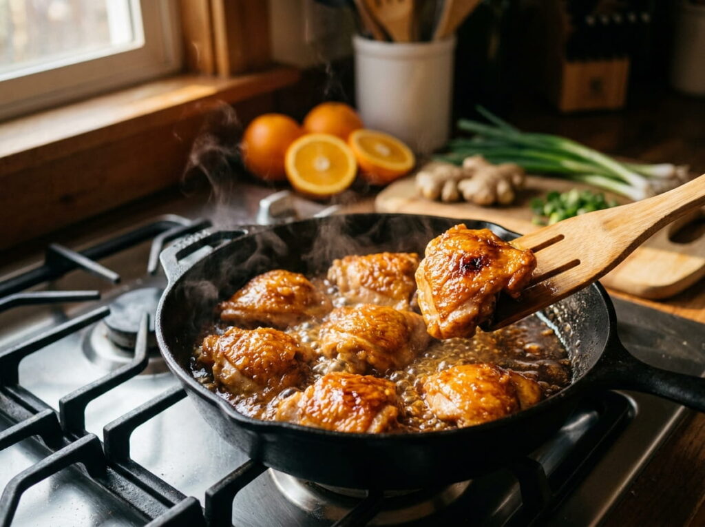 Panda Express Orange Chicken Without The Deep Fryer