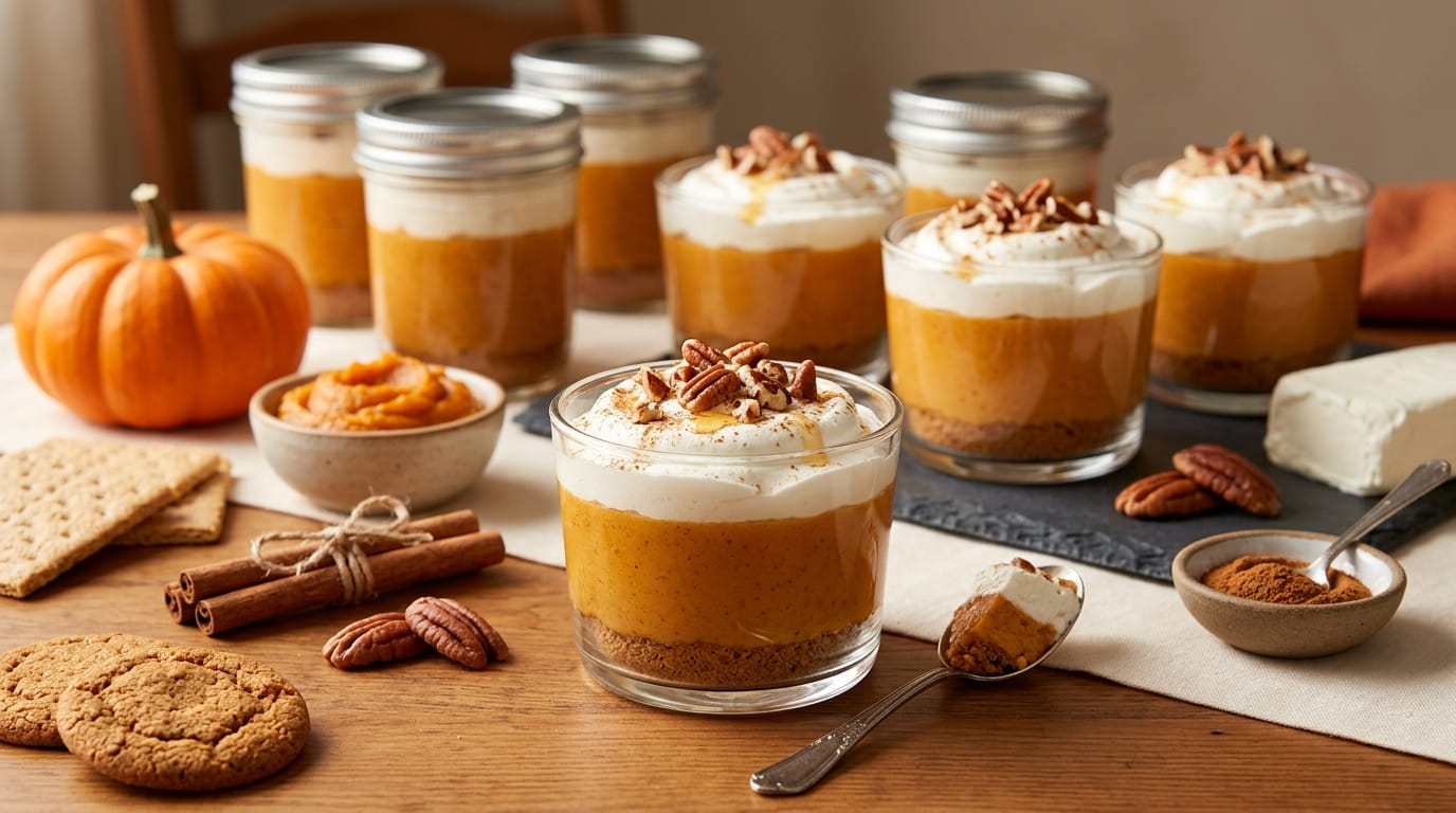 15 No Bake Pumpkin Pie Dessert Cups for Fall Without Turning On the Oven