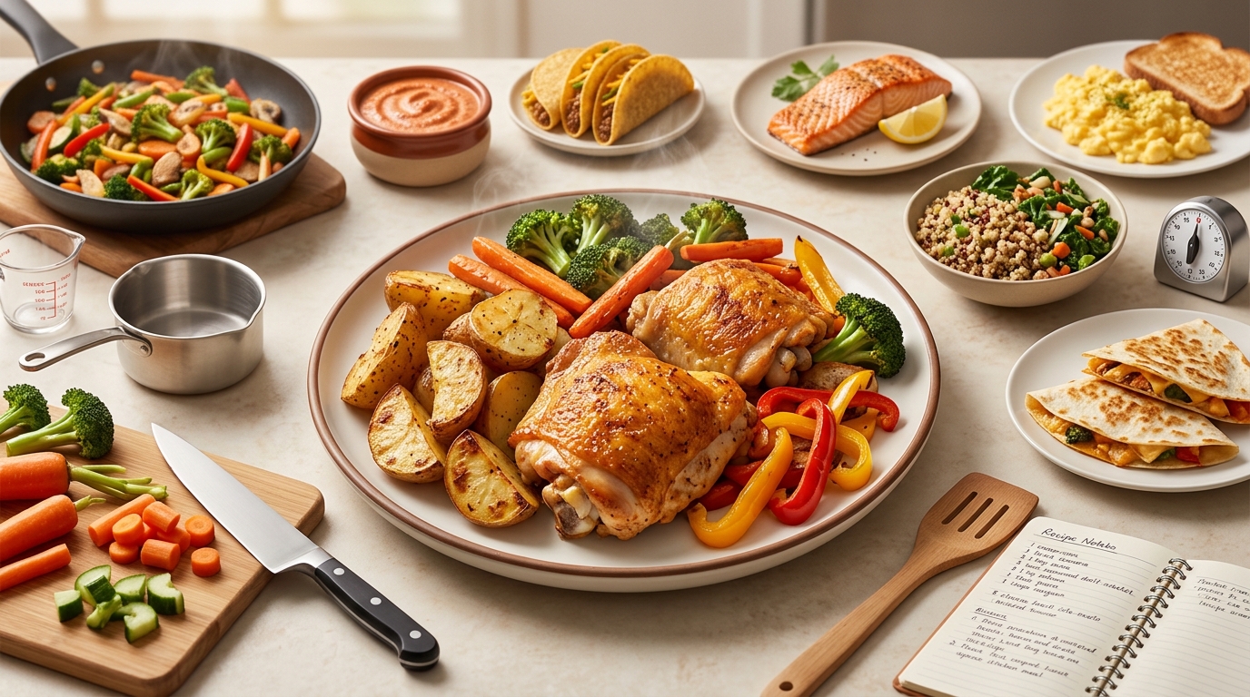 18 Easy Dinner Ideas for Beginners That Actually Turn Out Right