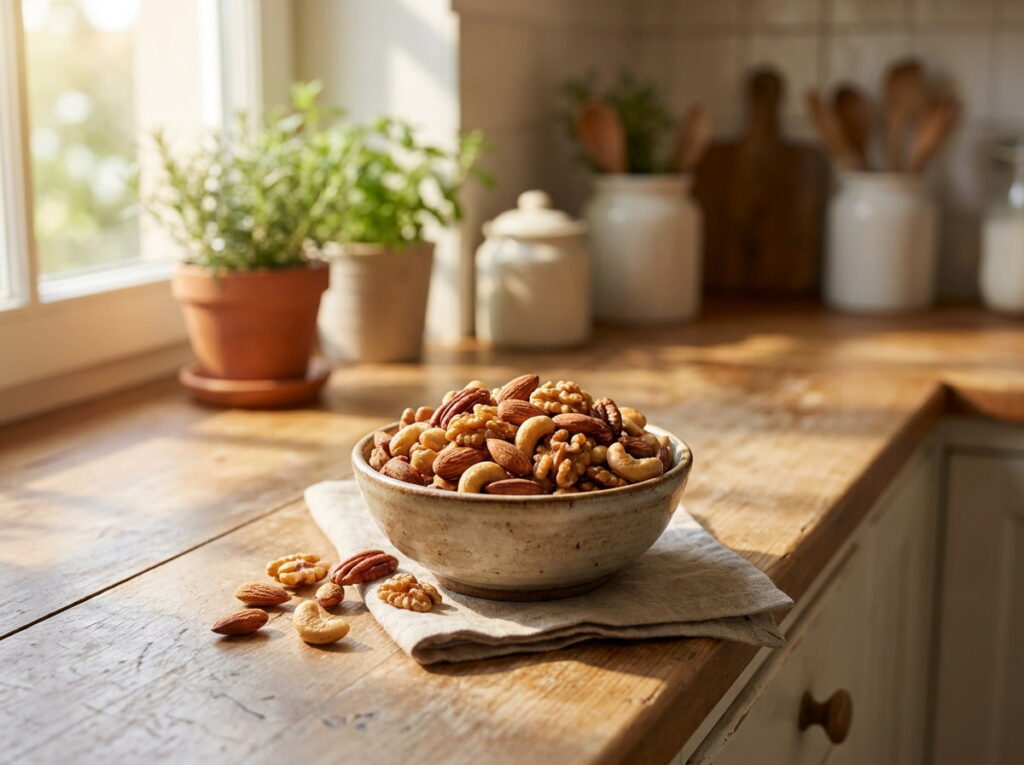 Toasted Nuts Without Standing Over a Pan