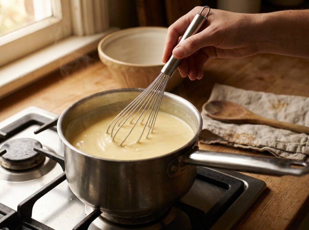 The Pudding Base Built From Scratch Instead Of An Instant Mix